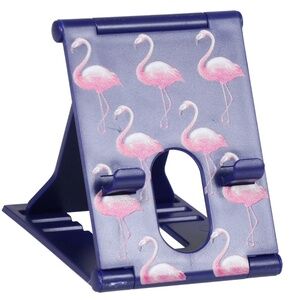 2 - Purple Pink Flamingo Design Adjustable Fits Most Smartphone Phone Kick Stand